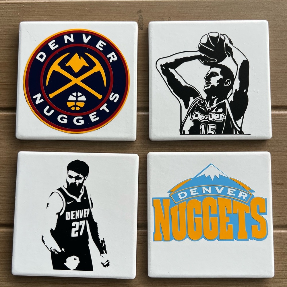Custom 4in Denver Nugget Coaster
